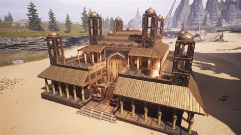 how to build roof on conan exile